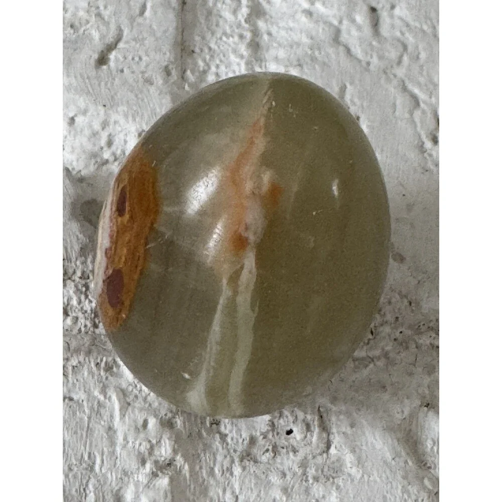Flower Agate Quartz Crystal Polished Egg Madagascar